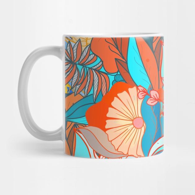 Floral pattern nature colorful by carolsalazar